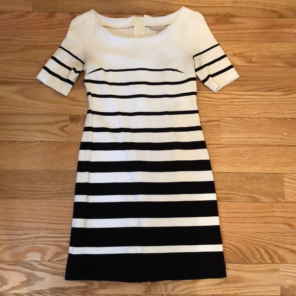 Striped Banana Republic dress